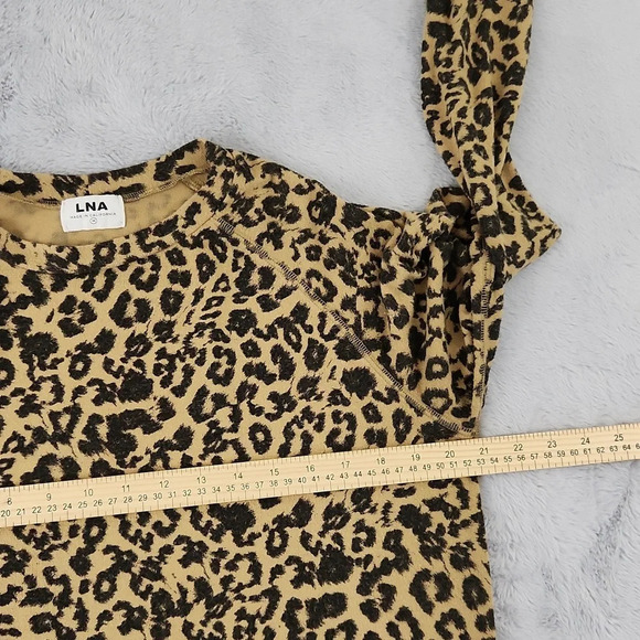 LNA Lepord print long sleeve top - Picture 7 of 10